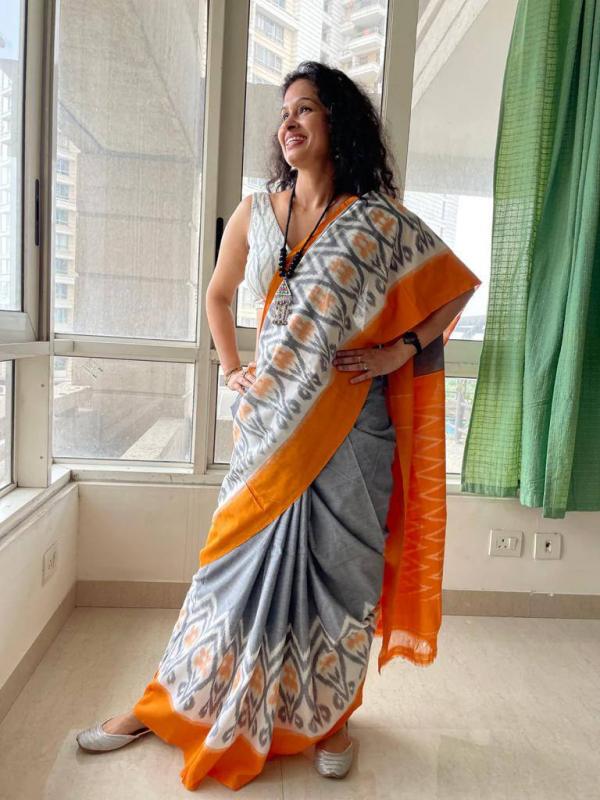 Pure Linen Pochampally 15 Digital Printed Saree Collection